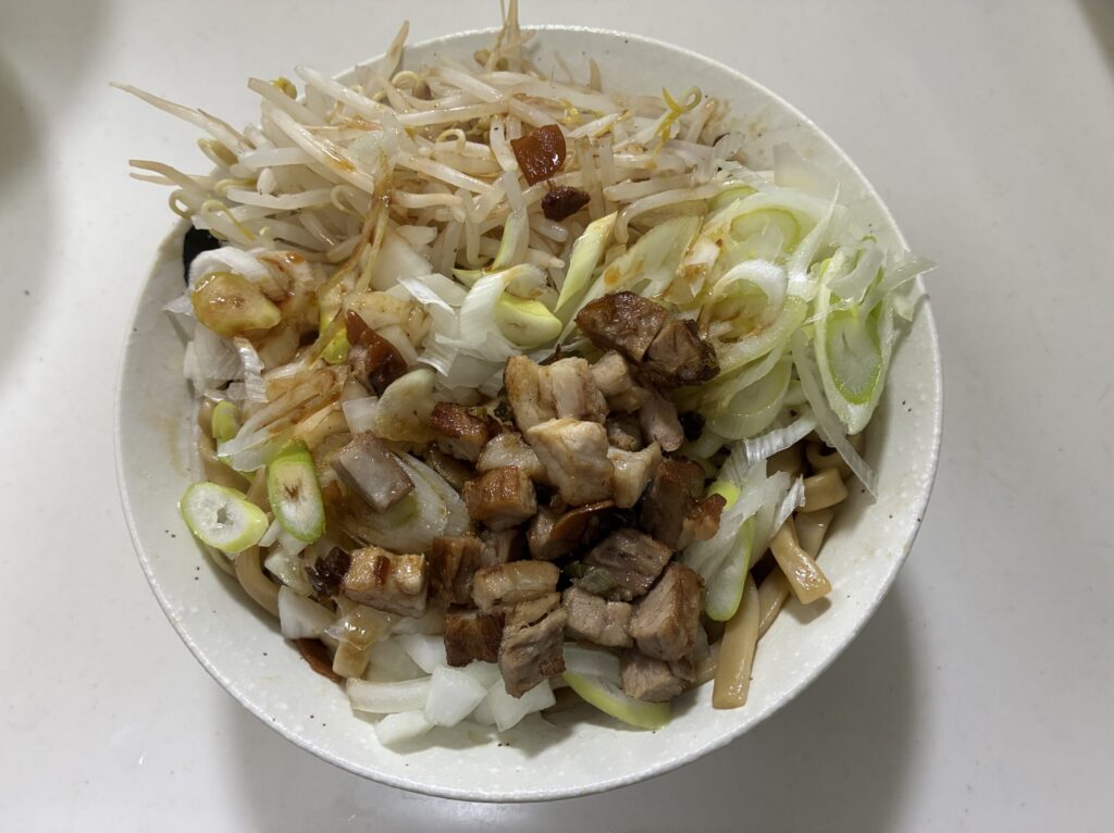 作った油そば